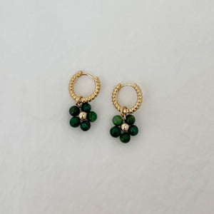 KELLER FLOWER HOOPS | LT GREEN