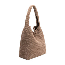 Load image into Gallery viewer, JOHANNA SUEDE VEGAN SHOULDER BAG | CLAY