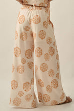 Load image into Gallery viewer, CAPRI FLORAL WIDE DRAWSTRING PANTS | CREAM