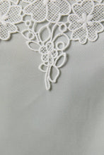 Load image into Gallery viewer, FELICITY LACE TRIM SATIN TOP | MINT