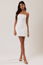 Load image into Gallery viewer, OPHELIA STRAPLESS BOW DETAIL MINI DRESS | FINAL SALE