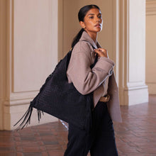 Load image into Gallery viewer, BRYNLEE VEGAN SUEDE TOTE BAG | TOBACCO