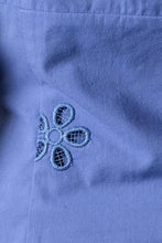 Load image into Gallery viewer, TALIA EMBROIDERED EYELET CAMI | BLUE