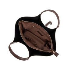 Load image into Gallery viewer, MALIA RECYLED VEGAN TOTE BAG | ESPRESSO