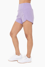 Load image into Gallery viewer, HIGHWAIST SPLIT SHORTS | PURPLE ORCHID