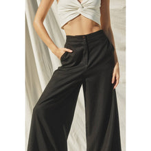 Load image into Gallery viewer, ADELINE LINEN BLEND WIDE LEG PANTS | IVORY