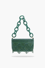 Load image into Gallery viewer, EMERALD EDEN BEADED SHOULDER BAG