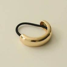 Load image into Gallery viewer, WIDE METAL CUFF HAIR TIE | GOLD