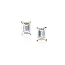 Load image into Gallery viewer, KATIE EMERALD CUT STUDS | SAHIRA