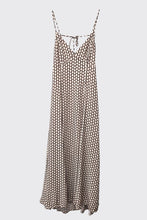 Load image into Gallery viewer, BESS PRINTED OPEN BACK MAXI DRESS | SADDLE
