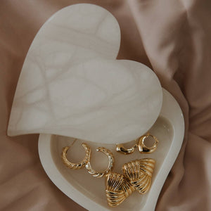 KNOX TEXTURED TRIANGLE KNOT STUDS | GOLD FILLED
