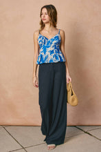 Load image into Gallery viewer, ADELINE LINEN BLEND WIDE LEG PANTS | IVORY