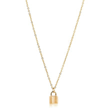 Load image into Gallery viewer, MINI LOCK NECKLACE | SAHIRA