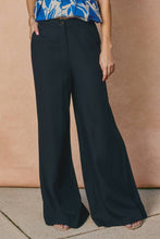 Load image into Gallery viewer, ADELINE LINEN BLEND WIDE LEG PANTS | IVORY