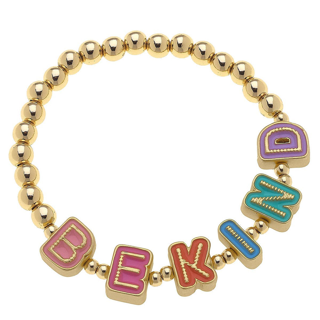 CHARMING WORDS BEAD BRACELET | BE KIND