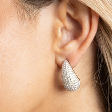 Load image into Gallery viewer, CELINE CZ RAINDROP EARRINGS | SAHIRA