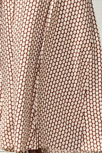 BESS PRINTED OPEN BACK MAXI DRESS | SADDLE