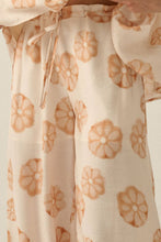 Load image into Gallery viewer, CAPRI FLORAL WIDE DRAWSTRING PANTS | CREAM