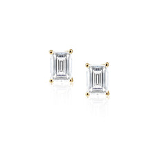 Load image into Gallery viewer, KATIE EMERALD CUT STUDS | SAHIRA