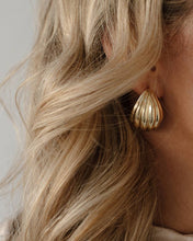 Load image into Gallery viewer, TILLY TEXTURED STATEMENT EARRINGS | GOLD FILLED