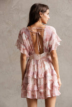 Load image into Gallery viewer, DELILAH FLORAL RUFFLE MINI DRESS