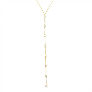 COVA LARIAT DAINTY NECKLACE