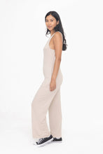 Load image into Gallery viewer, FRENCH TERRY LOUNGE WIDE LEG JUMPSUIT | FINAL SALE