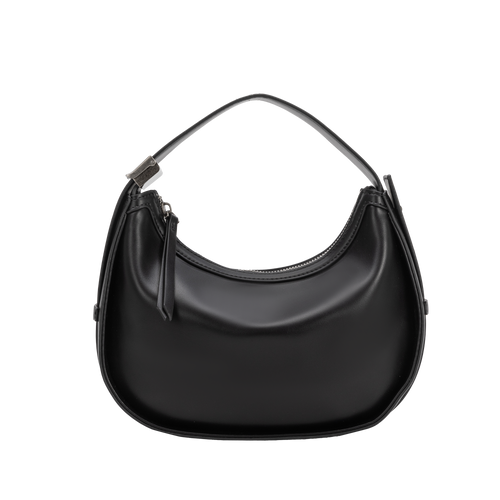 VIVIAN RECYCLED VEGAN HANDLE BAG | BLACK