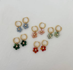 KELLER FLOWER HOOPS | LT GREEN