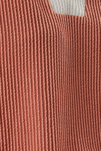 Load image into Gallery viewer, ENID CONTRAST KNIT SHORT SET | SALMON