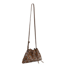 Load image into Gallery viewer, PALOMA STUDDED BAG | CHOCOLATE