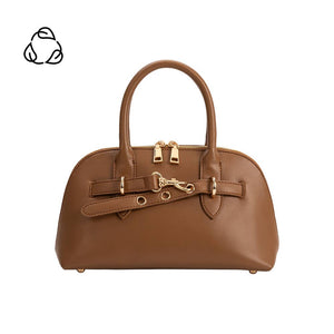 RUE TOP HANDLE VEGAN BAG | MOCHA
