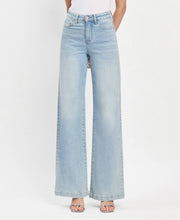 Load image into Gallery viewer, ODETTE HIGH RISE WIDE LEG DENIM | LT WASH