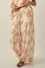Load image into Gallery viewer, CAPRI FLORAL WIDE DRAWSTRING PANTS | CREAM
