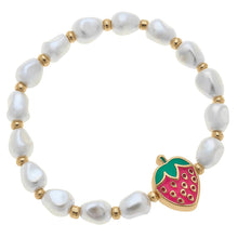 Load image into Gallery viewer, FRUITY STRAWBERRY PEARL BRACELET