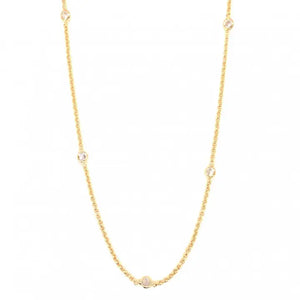 COVA ACCENTED DAINTY NECKLACE | GOLD FILLED