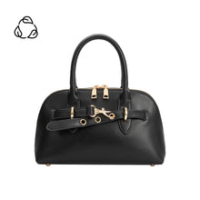 Load image into Gallery viewer, RUE TOP HANDLE VEGAN BAG | BLACK