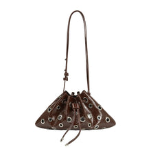 Load image into Gallery viewer, PALOMA STUDDED BAG | CHOCOLATE