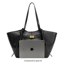 Load image into Gallery viewer, IMELDA RECYCLED VEGAN LEATHER TOTE BAG | ESPRESSO