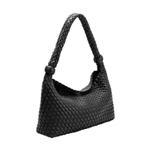 Load image into Gallery viewer, QUINN RECYCLED VEGAN SHOULDER BAG | BLACK