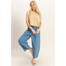 Load image into Gallery viewer, LUNA WIDE BARREL PANTS | LT DENIM
