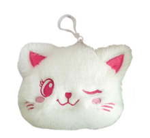 Load image into Gallery viewer, CUTSIE WINKY KITTY PLUSH COIN PURSE