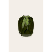 Load image into Gallery viewer, STASSIE SATIN DRAPE HALTER TOP | OLIVE