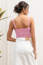 Load image into Gallery viewer, POINTELLE KNIT CAMI TOP | FINAL SALE