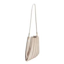 Load image into Gallery viewer, CARRIE PLEATED SHOULDER BAG | BONE