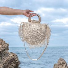 Load image into Gallery viewer, SICILY SMALL TOP HANDLE WOVEN BAG